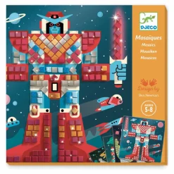 Outlet Djeco Collages Space battle Multicolore