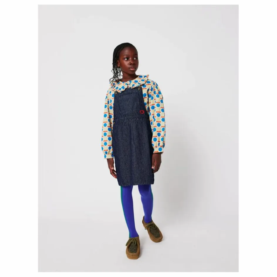 Discount Bobo Choses Collants Bobo Colorblock Coton Bio | Bleu