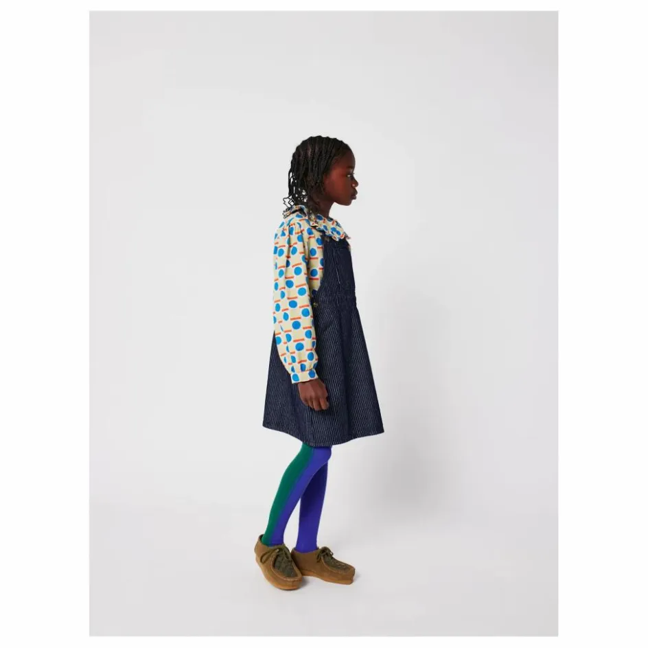 Discount Bobo Choses Collants Bobo Colorblock Coton Bio | Bleu