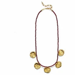 Clearance Anni Lu Collier Dream Catcher | Bordeaux