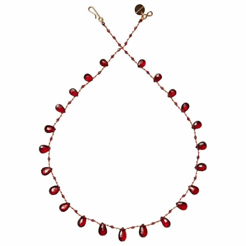 Clearance Ivarene Collier Elston Drops & Beads | Grenat