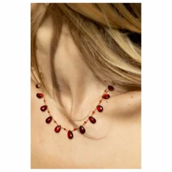 Clearance Ivarene Collier Elston Drops & Beads | Grenat