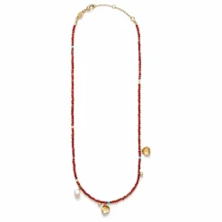 Anni Lu Collier Maroon Harmony ||Femme Colliers