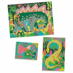 Best Djeco Coloriage Dino world Multicolore