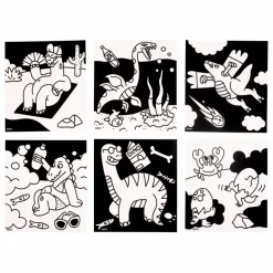 Omy Coloriage velours - Dino || Loisirs Créatifs