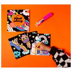Omy Coloriage velours - Kawai || Loisirs Créatifs