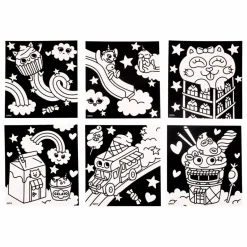 Omy Coloriage velours - Kawai || Loisirs Créatifs