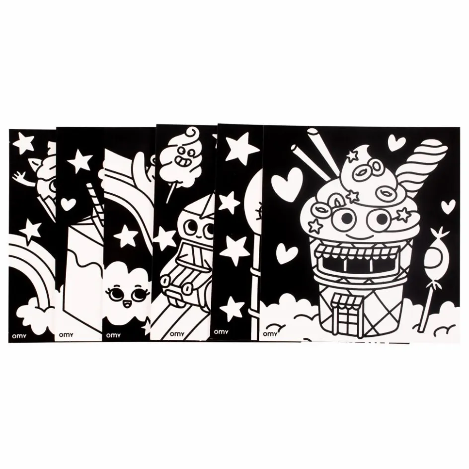 Omy Coloriage velours - Kawai || Loisirs Créatifs