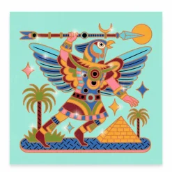 Djeco Loisirs Créatifs*Coloriages Animaux guerriers