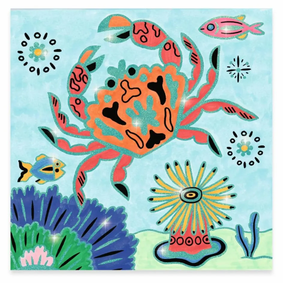 Djeco Loisirs Créatifs*Coloriages Sous la Mer