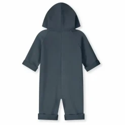 Clearance Gray Label Combinaison à Capuche Coton Bio | Bleu gris
