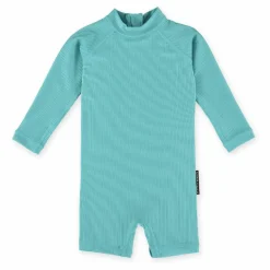 Beach & Bandits Combinaison Anti-UV Côtelée | Turquoise