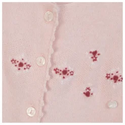 Clearance Tartine et Chocolat Combinaison Brodée Laine | Rose pâle