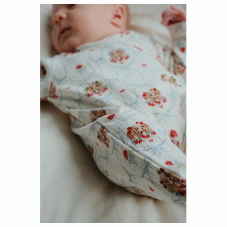 Konges Sløjd Bodies, Combinaisons|Combinaisons Et Bodies*Combinaison Cache Cœur Minnie Chiens Pointelle Coton Bio |