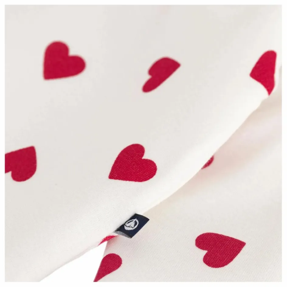 Petit Bateau Bodies, Combinaisons|Premières Tenues*Combinaison Cœurs Coton Ouatiné |