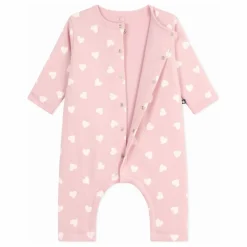Petit Bateau Combinaison Cœurs Coton Ouatiné || Premières Tenues|Combinaisons Et Bodies