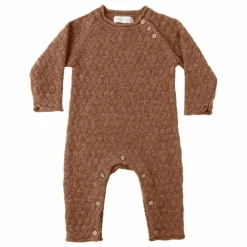 Best Quincy Mae Combinaison Maille Coton Bio | Marron