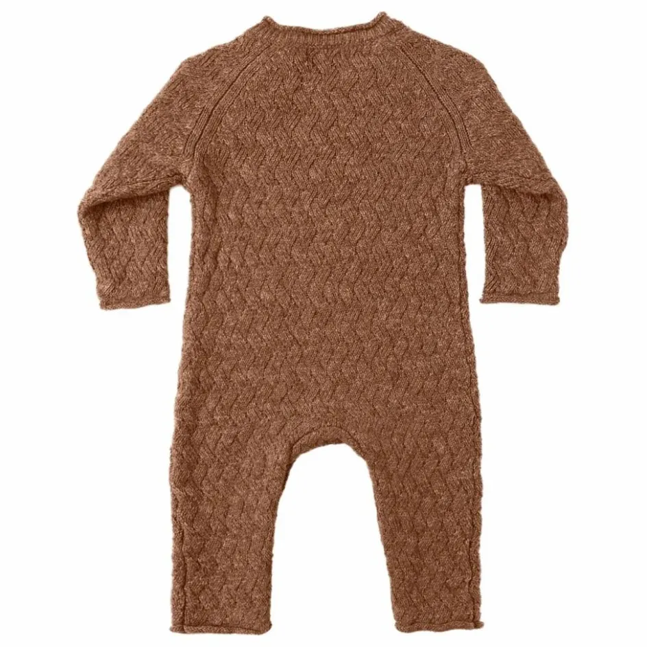 Best Quincy Mae Combinaison Maille Coton Bio | Marron