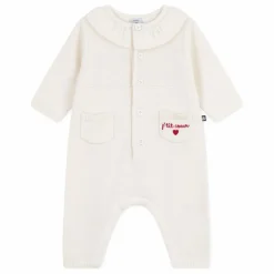 Petit Bateau Combinaison Maille Fine P'tit Cœur Laine || Premières Tenues|Combinaisons Et Bodies
