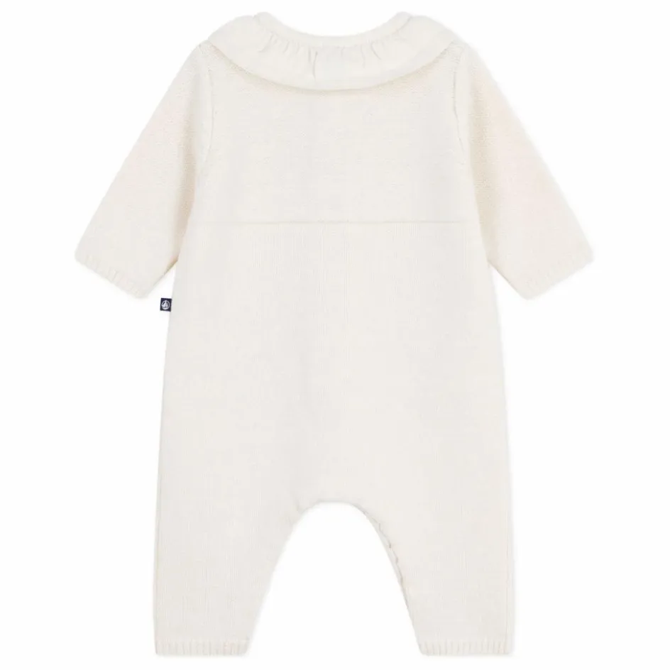 Petit Bateau Combinaison Maille Fine P'tit Cœur Laine || Premières Tenues|Combinaisons Et Bodies