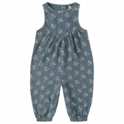 Best Quincy Mae Combinaison Maisie Gaze de Coton Bio | Bleu gris