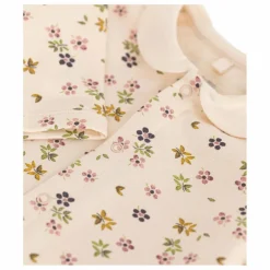 Petit Bateau Premières Tenues|Combinaisons Et Bodies*Combinaison Molleton Fleurs |