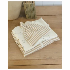 Clearance Quincy Mae Combinaison Pingouins Coton Bio | Ivoire