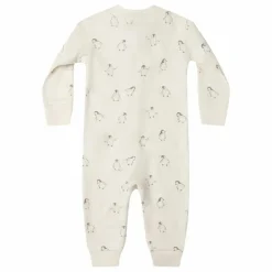 Clearance Quincy Mae Combinaison Pingouins Coton Bio | Ivoire