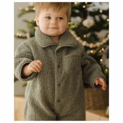 New Quincy Mae Combinaison Sherpa | Vert de gris