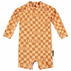 Beach & Bandits Combishort Anti-UV Checkered Peace Fibres Recyclées || Maillots De Bain|Maillots De Bain