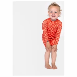 Discount Beach & Bandits Combishort Anti-UV Checkered Love Fibres Recyclées | Corail