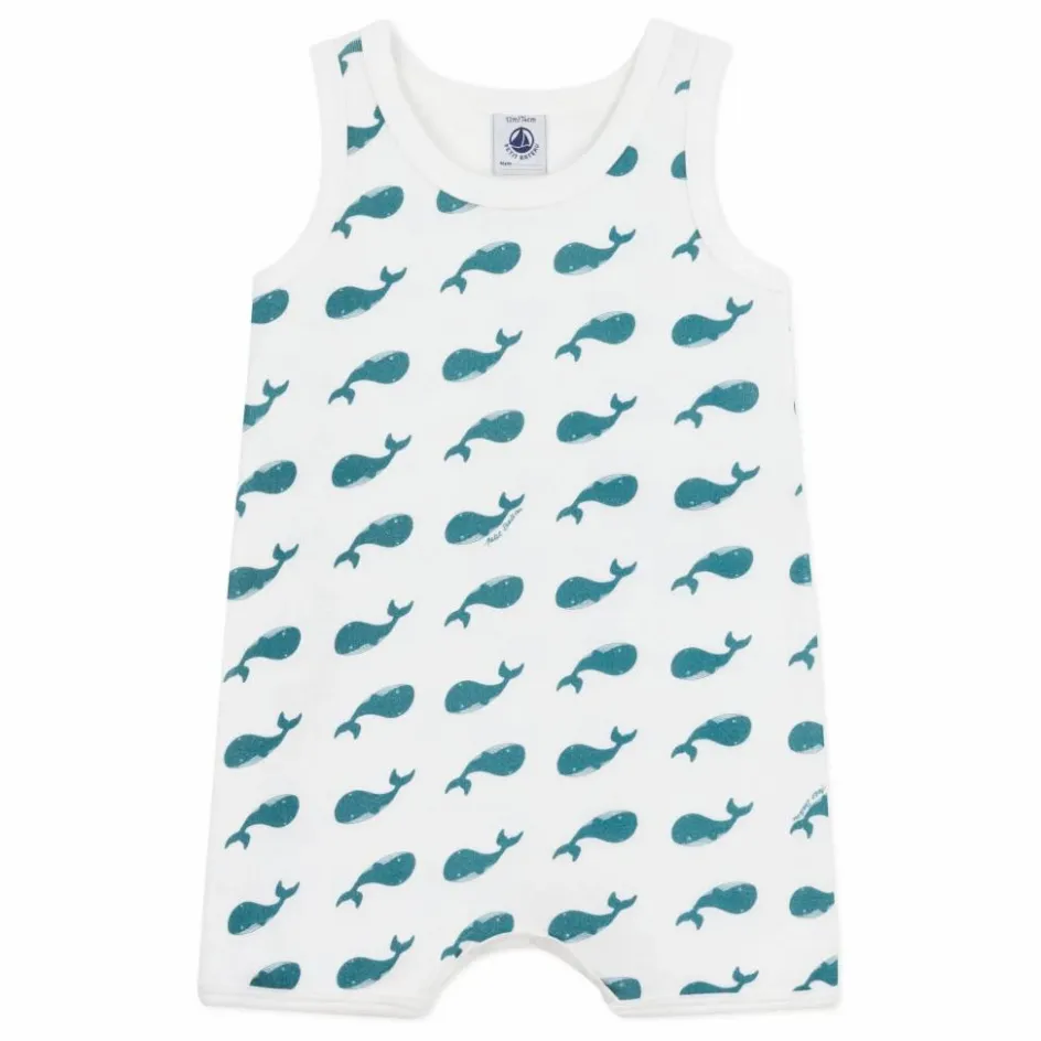 Petit Bateau Bodies, Combinaisons|Combinaisons Et Bodies*Combishort Boule Coton Bio |