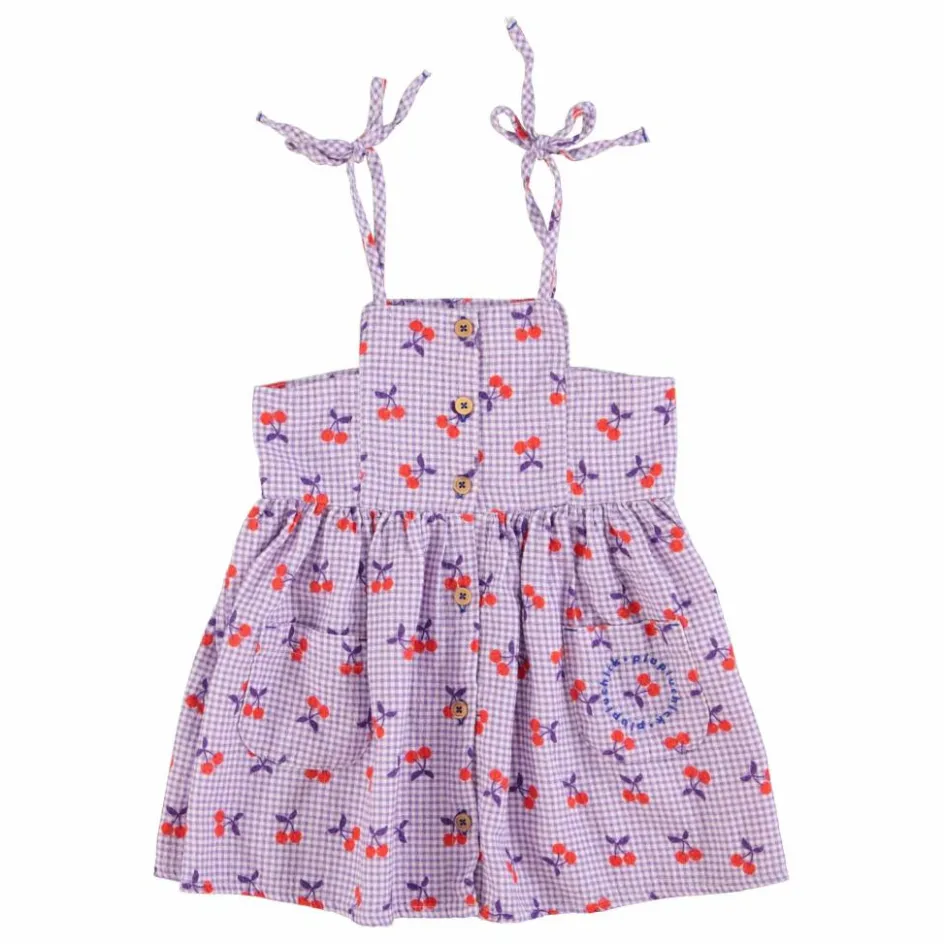 Enfant Piupiuchick Robes, Combinaisons|Robes, Combinaisons*Combishort Cherry Vichy |