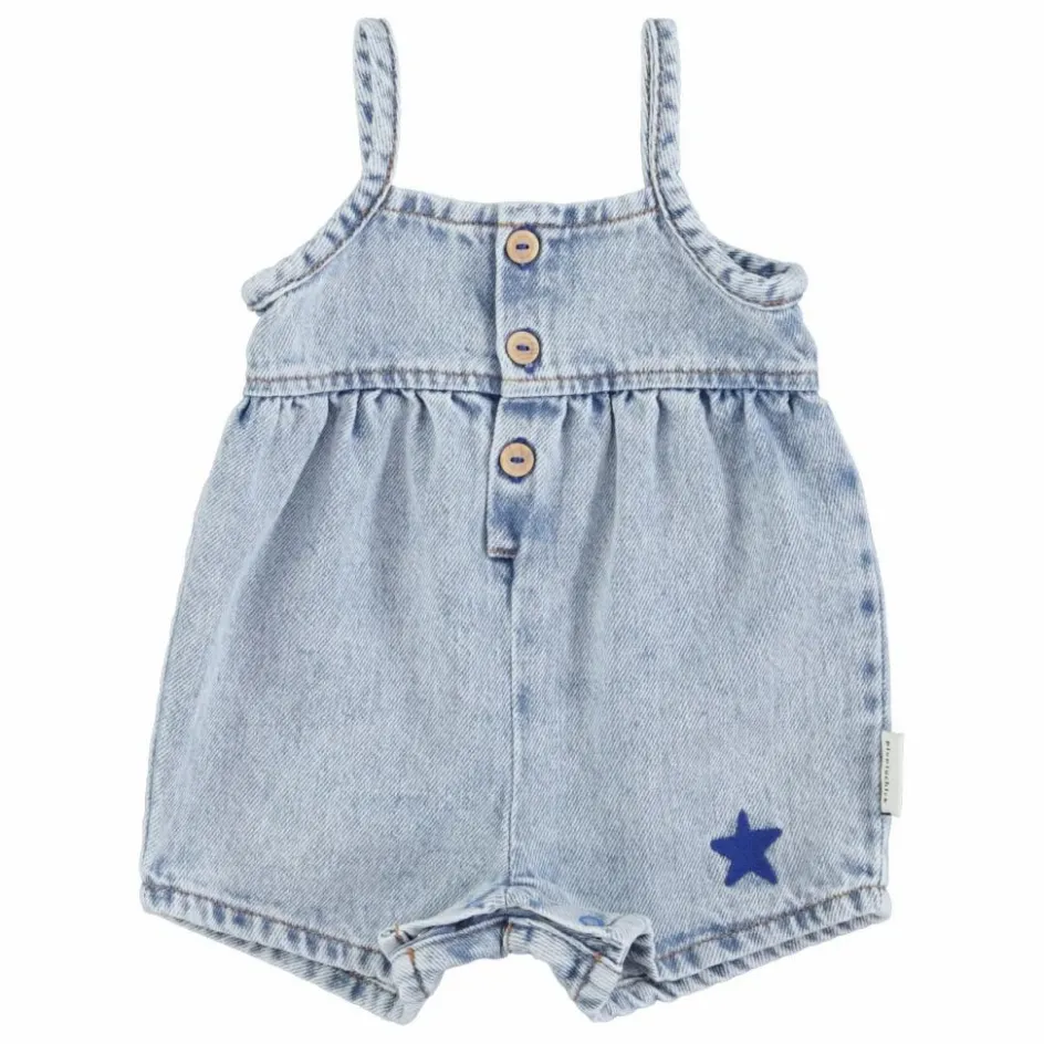 Clearance Piupiuchick Combishort Denim | Bleu jean