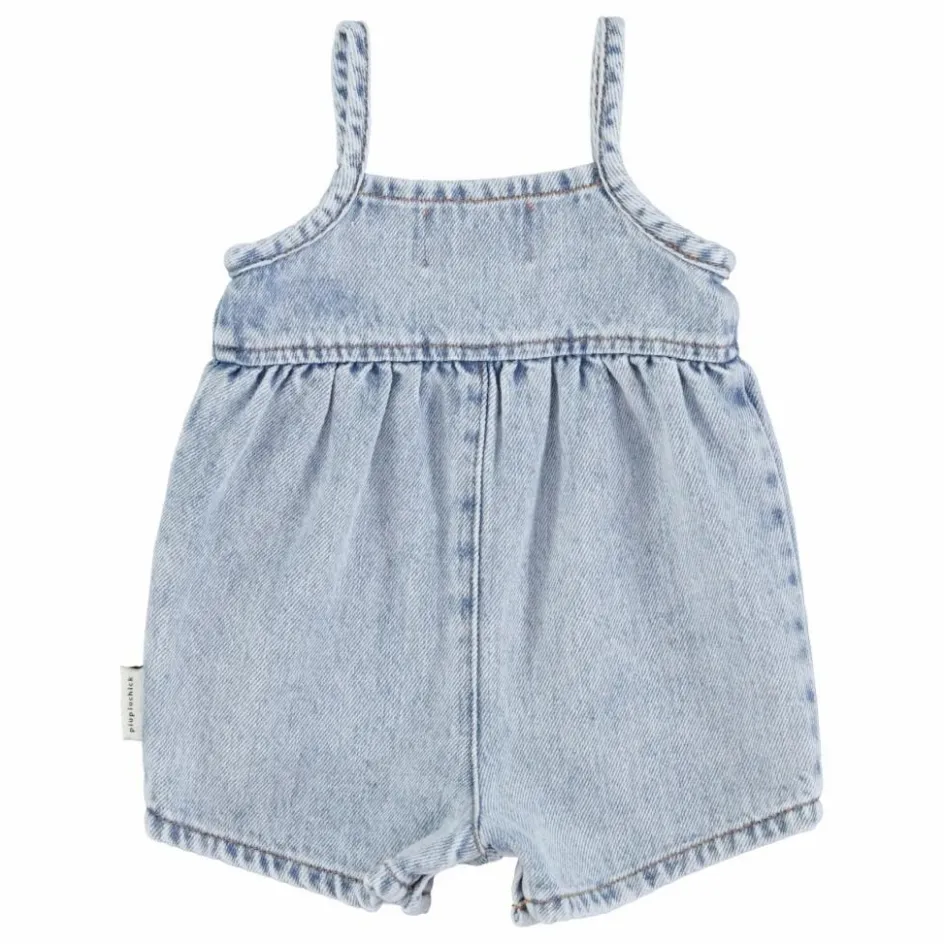 Clearance Piupiuchick Combishort Denim | Bleu jean