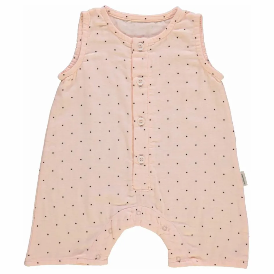 Poudre Organic Combinaisons Et Bodies|Bodies, Combinaisons*Combishort Poivre Pois Double Gaze de Coton Bio |