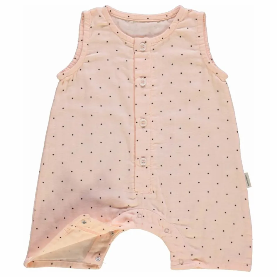 Poudre Organic Combinaisons Et Bodies|Bodies, Combinaisons*Combishort Poivre Pois Double Gaze de Coton Bio |
