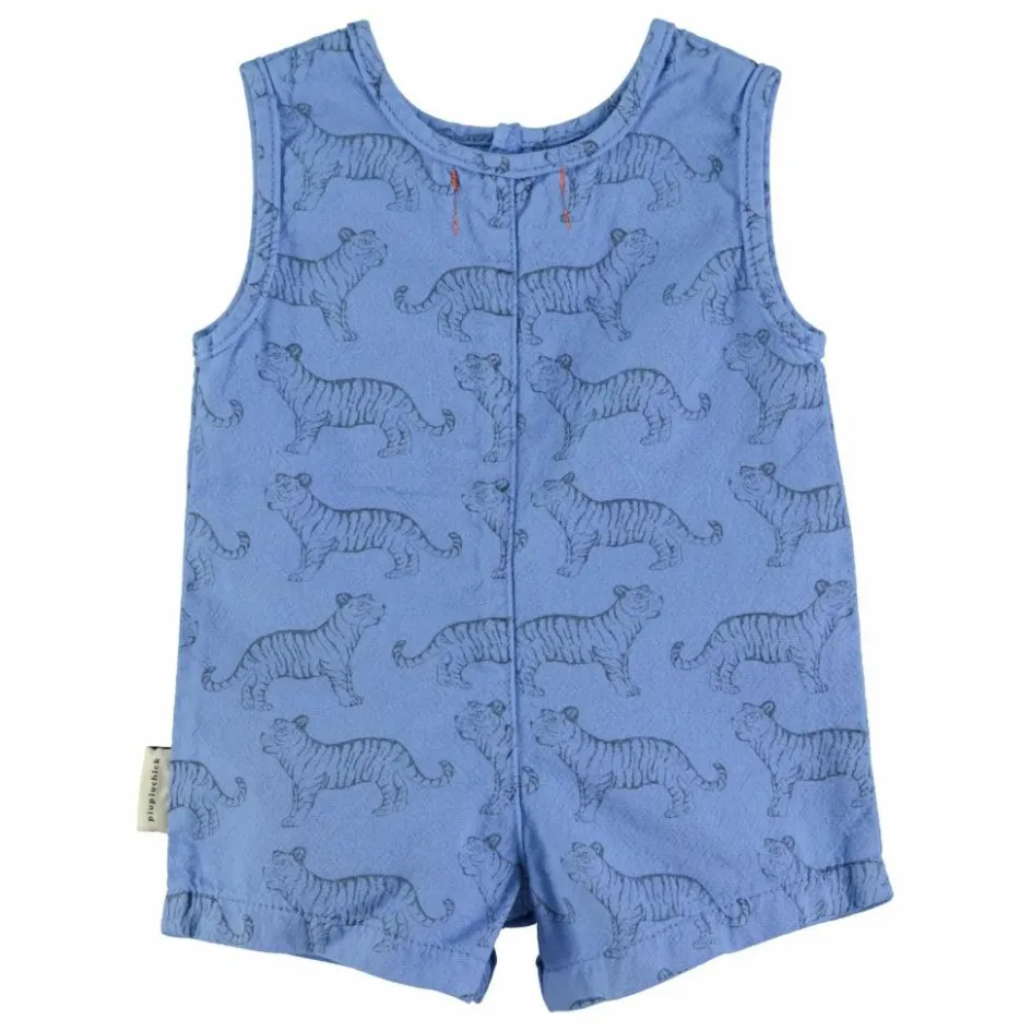 New Piupiuchick Combishort Tiger Coton Bio | Bleu
