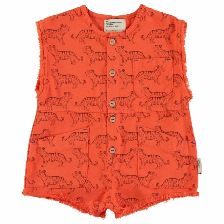 Discount Combishort Tiger Poche Coton Bio | Enfant Robes, Combinaisons