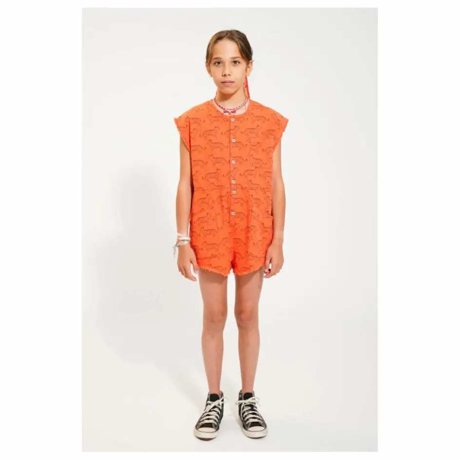 Discount Combishort Tiger Poche Coton Bio | Enfant Robes, Combinaisons