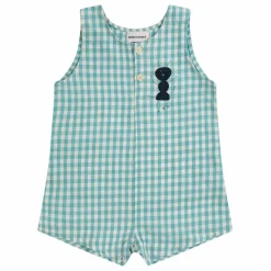 Sale Bobo Choses Combishort Vichy Fourmi | Bleu