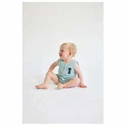 Sale Bobo Choses Combishort Vichy Fourmi | Bleu