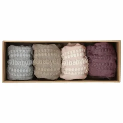 Enfant GOBABYGO Pyjamas, Sous-Vêtements|Nuit, Sous-Vêtements*Combo Box 4 Chaussettes Antidérapantes Bamboo |