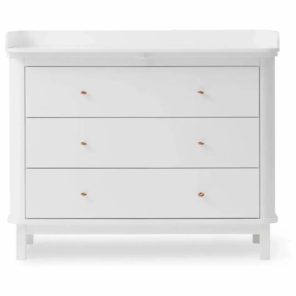 Enfant Oliver Furniture Commodes|Rangement Enfant*Commode à langer Wood 3 tiroirs |