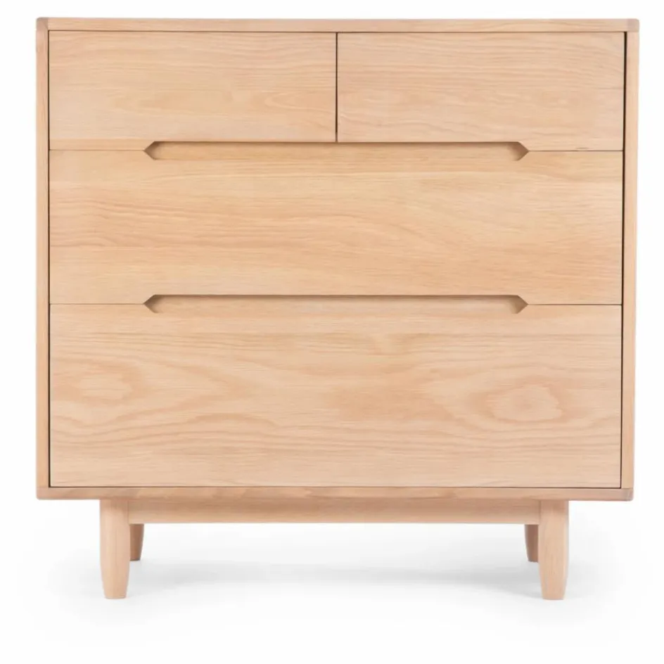 Discount Nobodinoz Commode 4 tiroirs Pure | Chêne