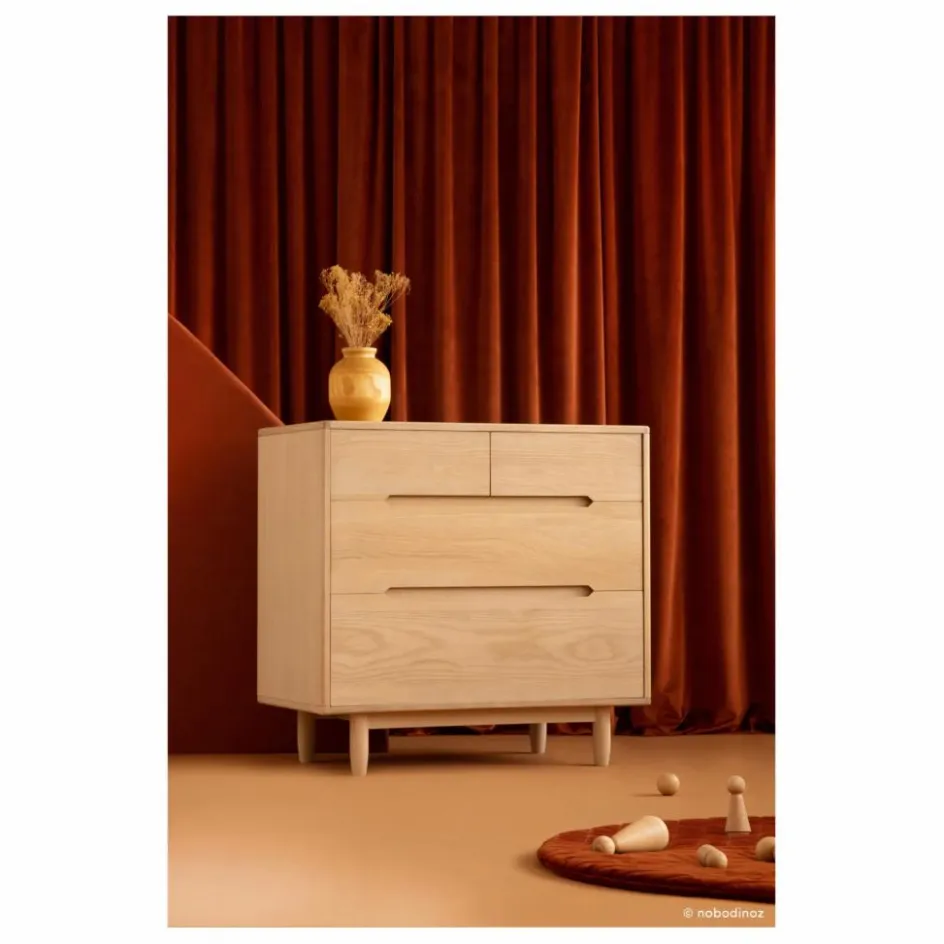 Discount Nobodinoz Commode 4 tiroirs Pure | Chêne