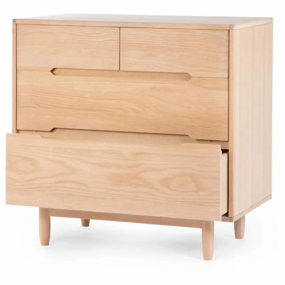 Discount Nobodinoz Commode 4 tiroirs Pure | Chêne