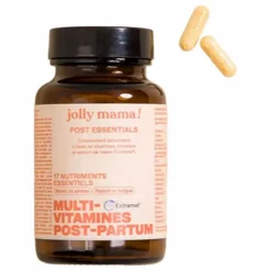 Best Jolly Mama Compléments alimentaires Post Essentials - 60 gélules Non teinté