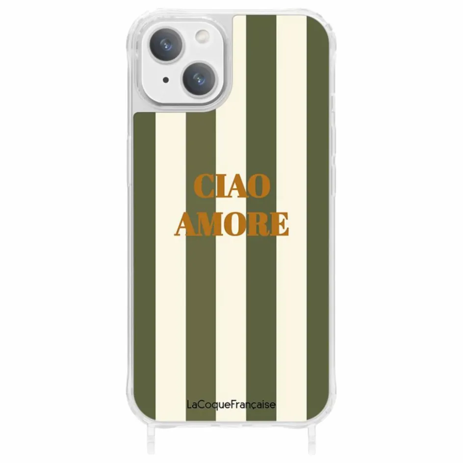LaCoqueFrançaise Coque Iphone Ciao Amore | Vert kaki