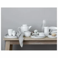 Clearance Broste Copenhagen Coquetier en porcelaine Salt Blanc